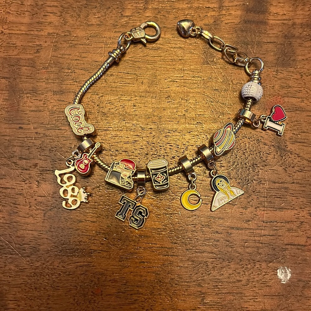 Taylor Swift Charm Bracelet